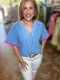 Sweet Caroline Stripe Top