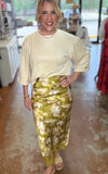 Botanical Breeze Midi Skirt