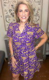 The "Geaux Big" Game Day Tiered Dress