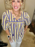 Gameday Striped Top
