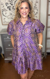Royal Tapestry Shirt Dress