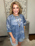 Soft Shimmer Top