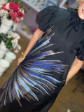 ✨ Midnight Blue Radiance Dress