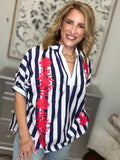 Bloom Stripe Blouse