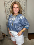 Soft Shimmer Top