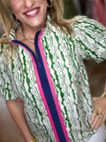 Palm Beach Popover Top