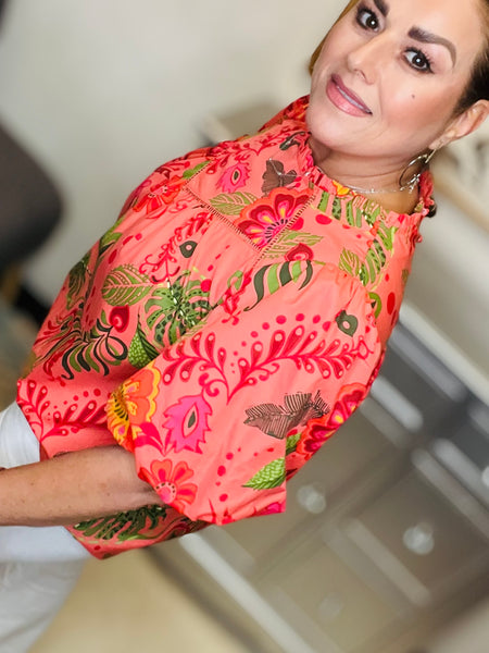 Orange Mix Top