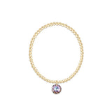 Classic Gold Bracelet Reflection charm