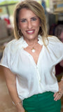 White button down