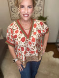 Fall Floral Top