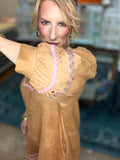 The Southern Charm Embroidered Tunic Dress