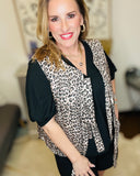 Leopard Print Vest