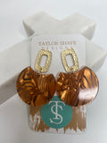 TSD Disc Acrylic Earrings