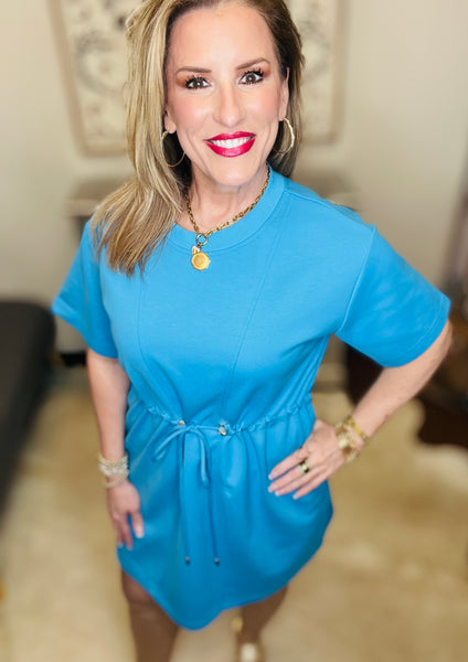 Optional Cinch waist Dress-2 colors
