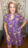 The "Geaux Big" Game Day Tiered Dress
