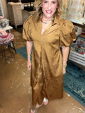 The Liquid Gold Textured Maxi