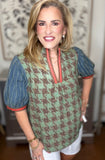 Harvest Harmony Puff Sleeve Top