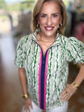 Palm Beach Popover Top