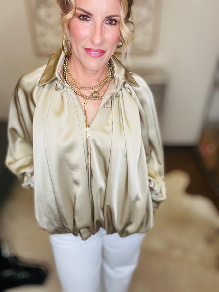 Gold Balloon Jacket/Top