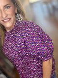 The Berry Retro Short-Sleeve Top