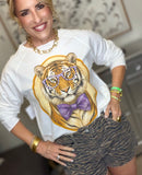 Dapper Tiger Raglan Pullover