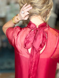 Ruby Romance Ruffle Dress ❤️