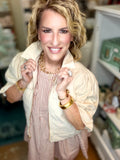 The Everyday Pinstripe Dress 🤎