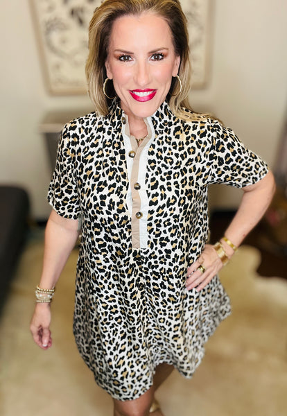 Leopard Swing Dress