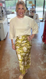 Botanical Breeze Midi Skirt