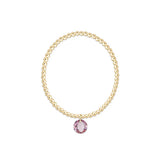 Classic Gold Bracelet Reflection charm