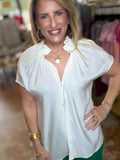 White button down