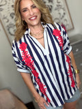 Bloom Stripe Blouse