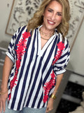 Bloom Stripe Blouse