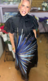 ✨ Midnight Blue Radiance Dress