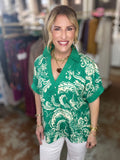 Green with Envy Top