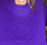 Death Valley Embossed Tiger Head Sweatshirt