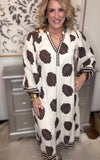 Cocoa Palm Belted Midi Dress