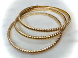 Set of 3 Gold Bangles