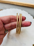 Set of 3 Gold Bangles