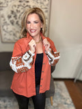 Crochet Sleeve Shirt/Jacket