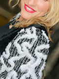 Black and White Statement Sleeve