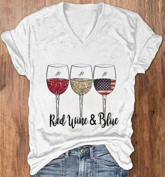 Red Wine And Blue