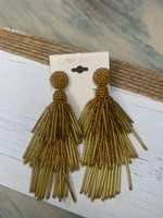Beaded Tassel Earrings Final Sale